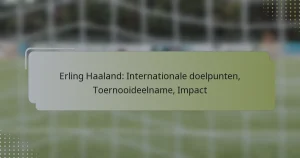 Erling Haaland: Internationale doelpunten, Toernooideelname, Impact